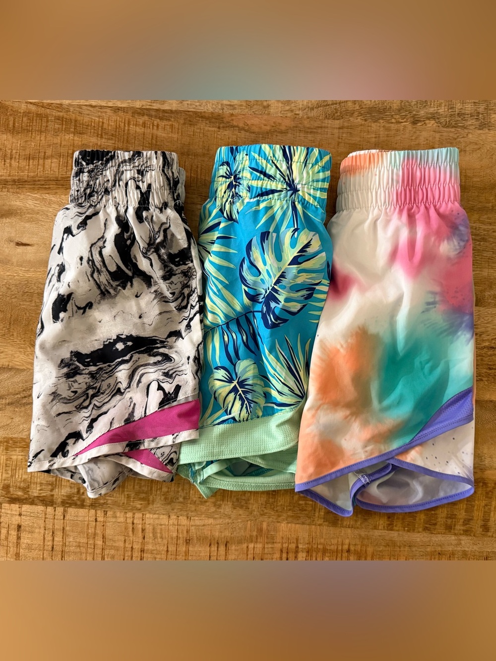 Athletic Works Girls XXL 18 Running Shorts Lot of 3 Athletic Activewear